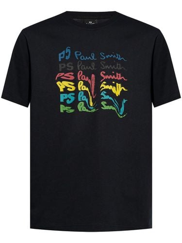 PS PAUL SMITH - Logo Cotton T-shirt - PS Paul Smith - Modalova