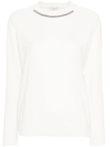 Cashmere Crewneck Sweater - Brunello Cucinelli - Modalova