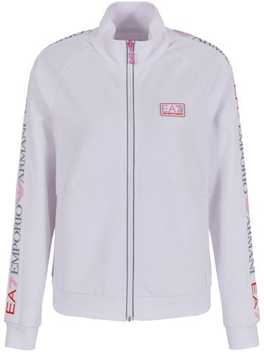 EA7 - Logo Zip-up Track Jacket - EA7 - Modalova