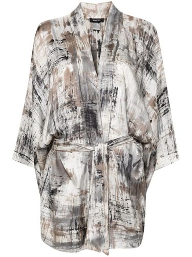 AVANT TOI - Belted Silk Kimono Top - Avant Toi - Modalova