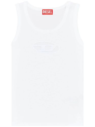 DIESEL - Logo Cotton Tank Top - Diesel - Modalova