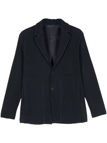 Pleated Single-breasted Jacket - Homme Plisse' Issey Miyake - Modalova