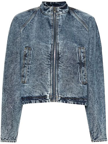 ALAÏA - Round Denim Jacket - AlaÏa - Modalova