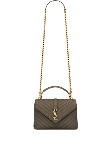 College Medium Leather Crossbody Bag - Saint Laurent - Modalova