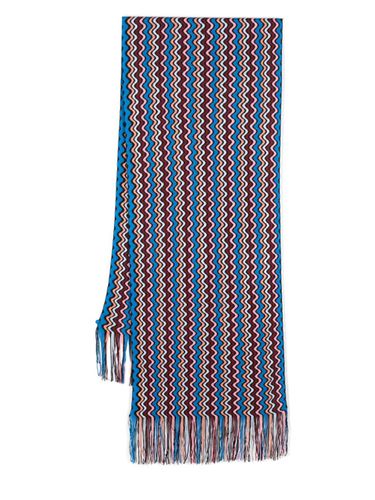 Wave Motif Wool Blend Scarf - Missoni - Modalova