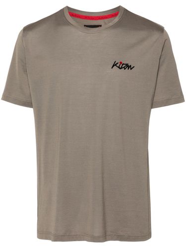 KITON - Logo Cotton T-shirt - Kiton - Modalova