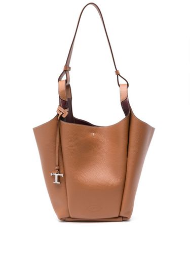 T Timeless Small Leather Bucket Bag - Tod's - Modalova