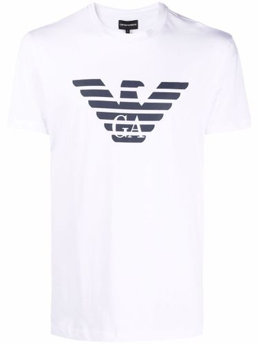 EMPORIO ARMANI - Logo Cotton Shirt - Emporio Armani - Modalova