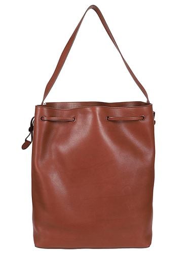 Belvedere Leather Bucket Bag - The Row - Modalova