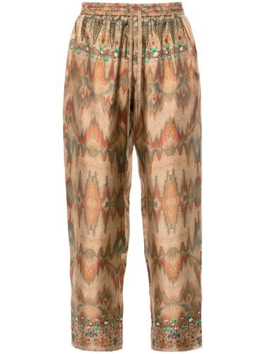 Printed Silk Trousers - Pierre-Louis Mascia - Modalova