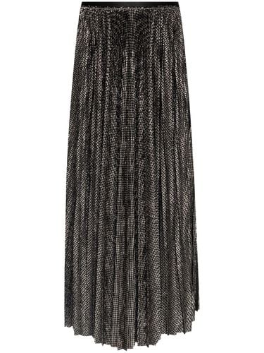 Lamé Pied De Poule Long Skirt - Forte Forte - Modalova