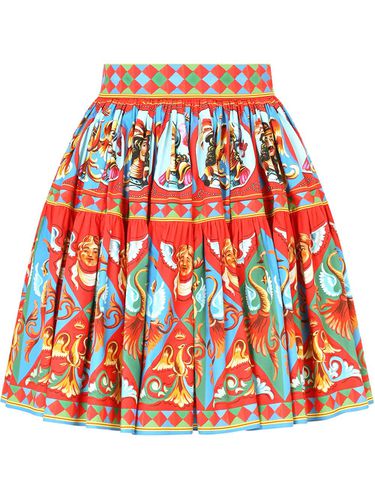 Carretto Print Skirt - Dolce & Gabbana - Modalova