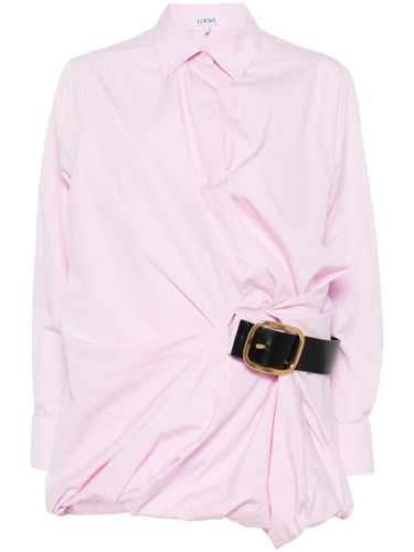 LOEWE - Belted Cotton Shirt - Loewe - Modalova