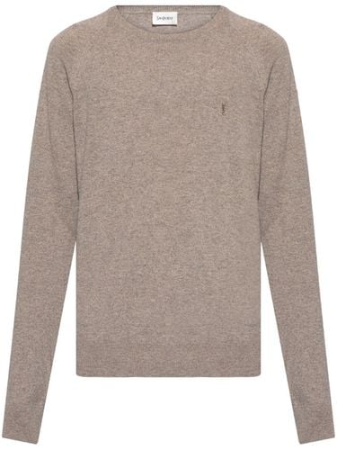 Cashmere Crewneck Jumper - Saint Laurent - Modalova