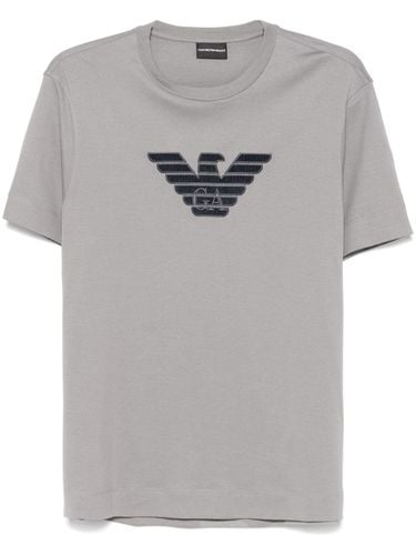 EMPORIO ARMANI - Logo Cotton Shirt - Emporio Armani - Modalova