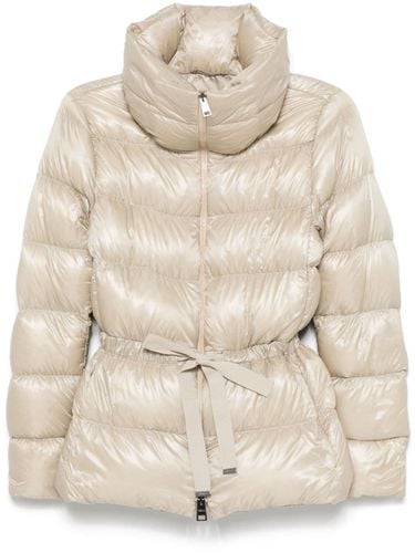 HERNO - Belted Short Down Jacket - Herno - Modalova