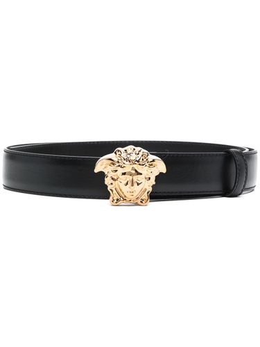 VERSACE - La Medusa Leather Belt - Versace - Modalova