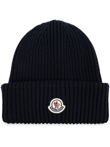 MONCLER - Wool And Cashmere Beanie - Moncler - Modalova