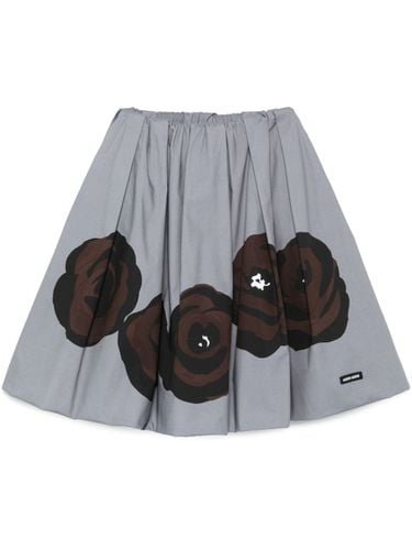 MIU MIU - Printed Mini Skirt - Miu Miu - Modalova