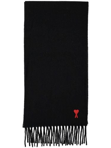 AMI PARIS - Ami De Coeur Wool Scarf - Ami Paris - Modalova