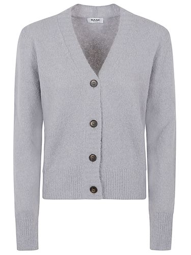 BASE - Wool V-necked Cardigan - Base - Modalova