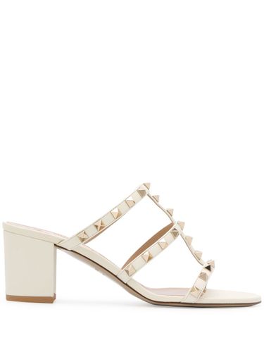 Rockstud Leather Mules - Valentino Garavani - Modalova