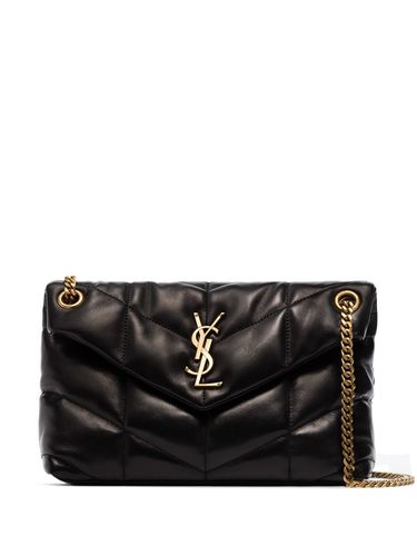 Puffer Small Leather Shoulder Bag - Saint Laurent - Modalova