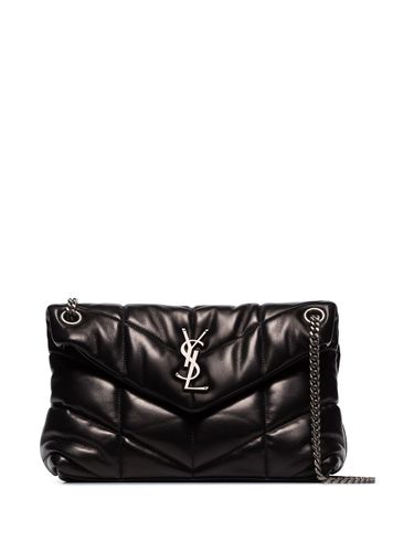 Puffer Small Leather Shoulder Bag - Saint Laurent - Modalova