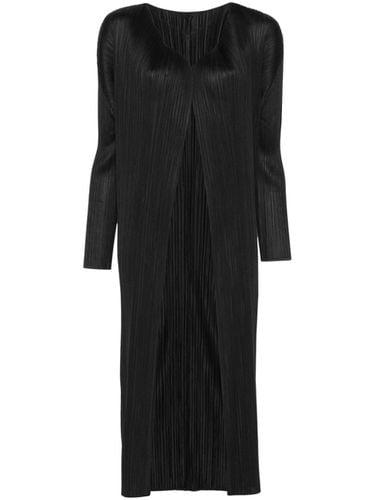 Pleated Long Cardigan - Pleats Please Issey Miyake - Modalova