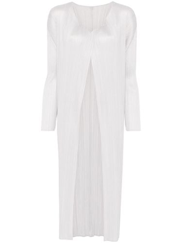 Pleated Long Cardigan - Pleats Please Issey Miyake - Modalova