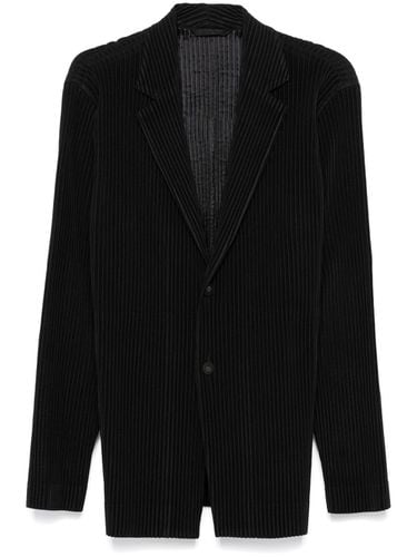 Pleated Single-breasted Jacket - Homme Plisse' Issey Miyake - Modalova