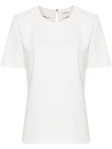 PAROSH - Short Sleeves Cady Blouse - Parosh - Modalova