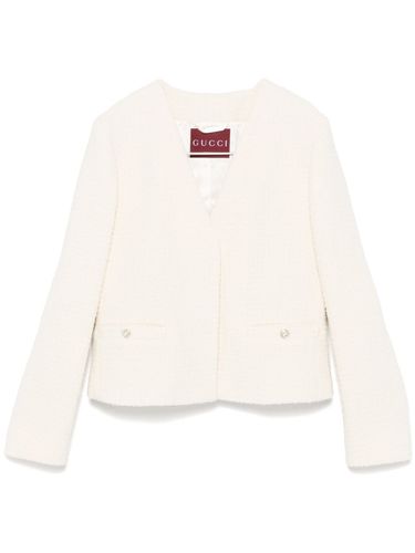 GUCCI - Bouclé Wool Jacket - Gucci - Modalova