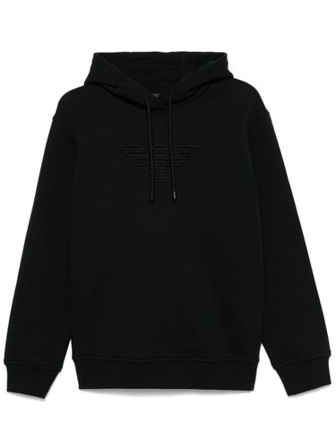 EMPORIO ARMANI - Logo Cotton Hoodie - Emporio Armani - Modalova