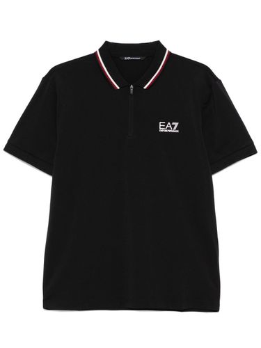 EA7 - Logo Nylon Polo Shirt - EA7 - Modalova