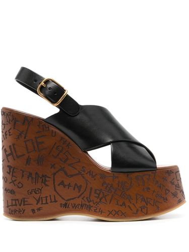 CHLOÉ - Maxime Wedge Sandals - Chloé - Modalova