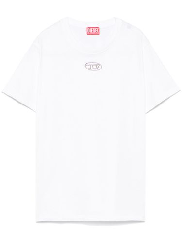 DIESEL - Oval-d Cotton T-shirt - Diesel - Modalova