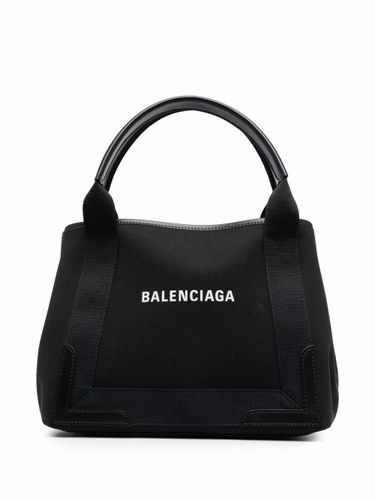 Navy Cabas Small Canvas Tote Bag - Balenciaga - Modalova