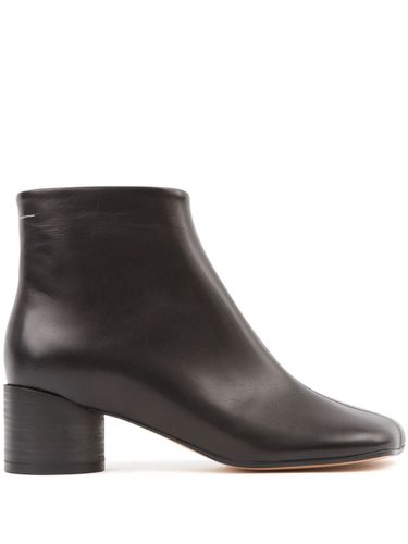 Leather Ankle Boots - MM6 Maison Margiela - Modalova