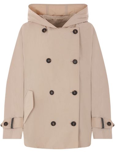 Cotton Blend Parka Coat - Brunello Cucinelli - Modalova