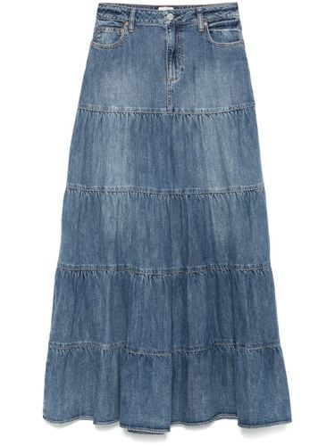 Mindy Denim Maxi Skirt - Alice+Olivia - Modalova