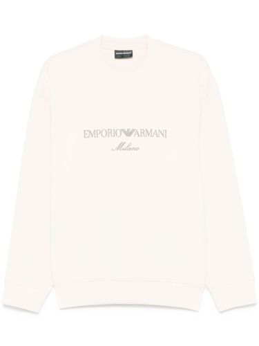 Logo Cotton Sweatshirt - Emporio Armani - Modalova