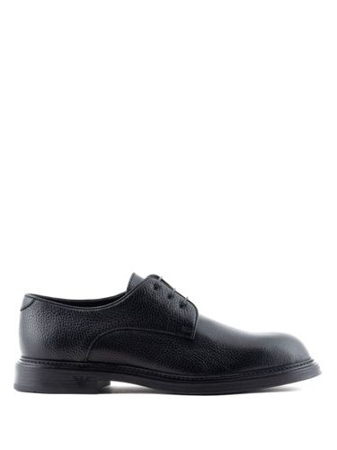 Leather Laced Shoes - Emporio Armani - Modalova