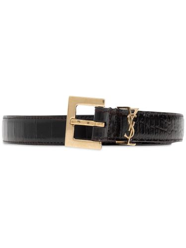 Cassandre Leather Belt - Saint Laurent - Modalova