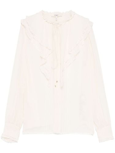 CHLOÉ - Silk Ruffled Blouse - Chloé - Modalova