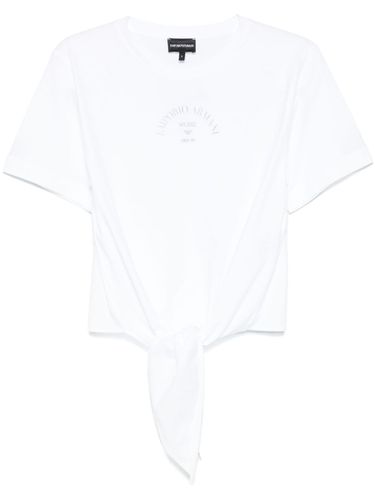 Logo Cotton T-shirt - Emporio Armani - Modalova