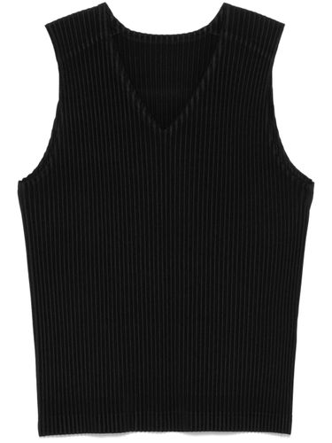 Pleated V-necked Vest - Homme Plisse' Issey Miyake - Modalova