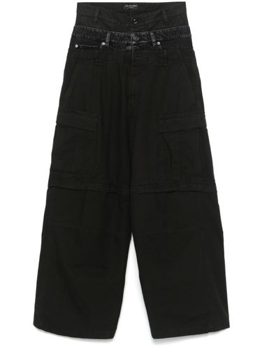 Cotton Layered Cargo Trousers - Balenciaga - Modalova