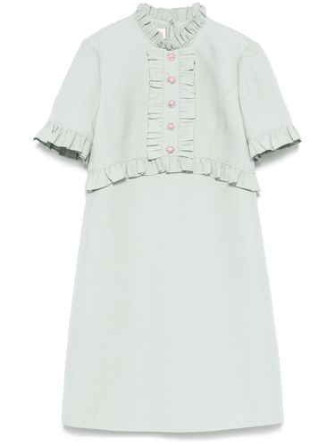 Wool And Silk Short Dress - Valentino - Modalova