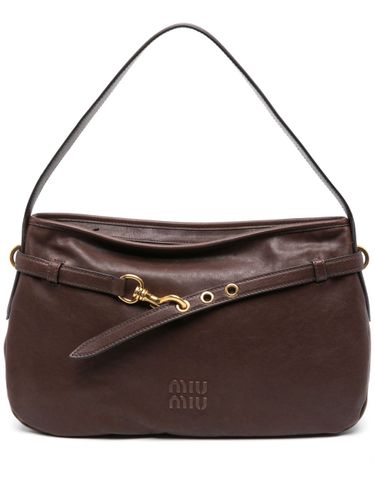 Aventure Leather Shoulder Bag - Miu Miu - Modalova